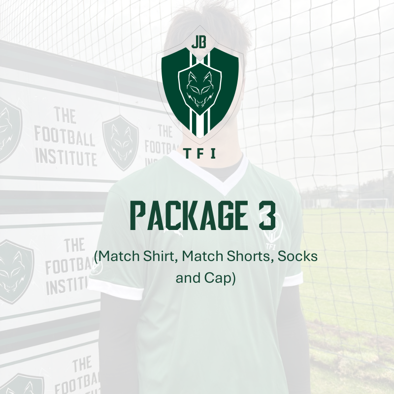 Package 3 (Match Shirt, Match Shorts, Socks, Cap)